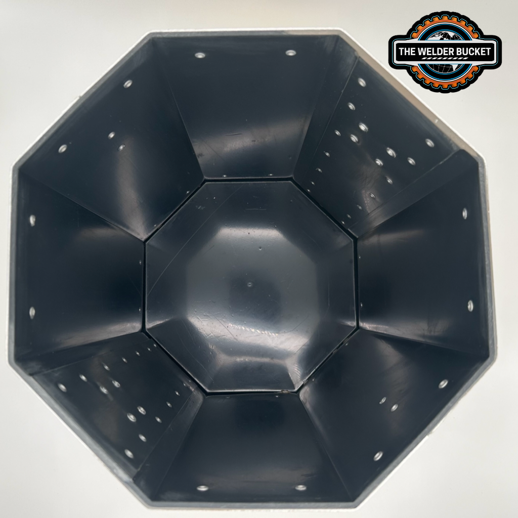 Cubo para herramientas multiusos rojo