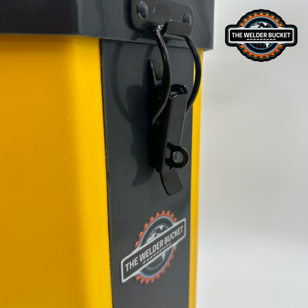 Cubo amarillo para herramientas multiusos